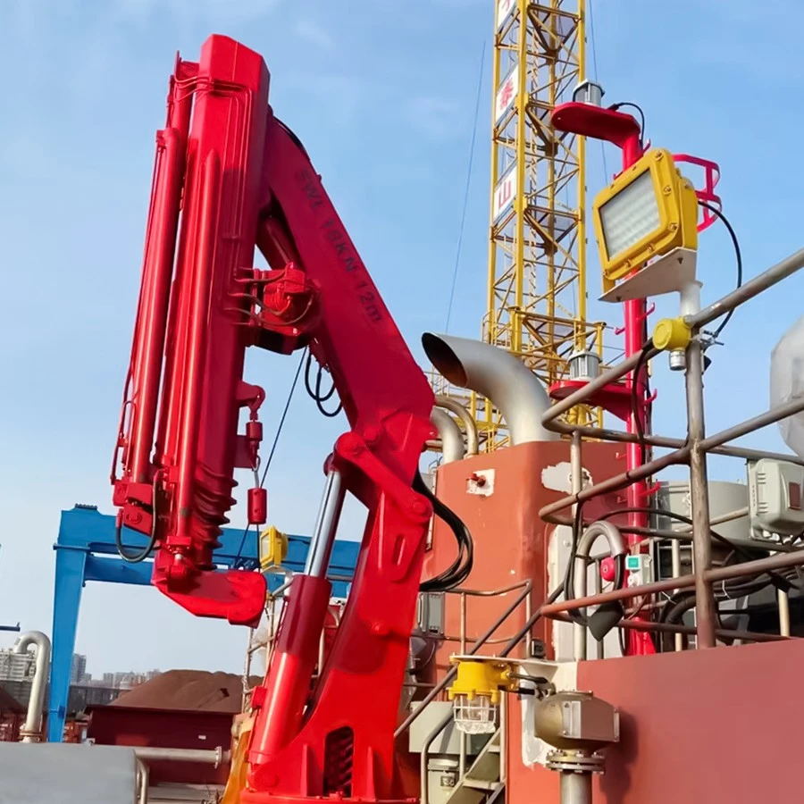Fishing Operations with Professional Fishing Cranes Fishing Operations with Professional Fishing Cranes