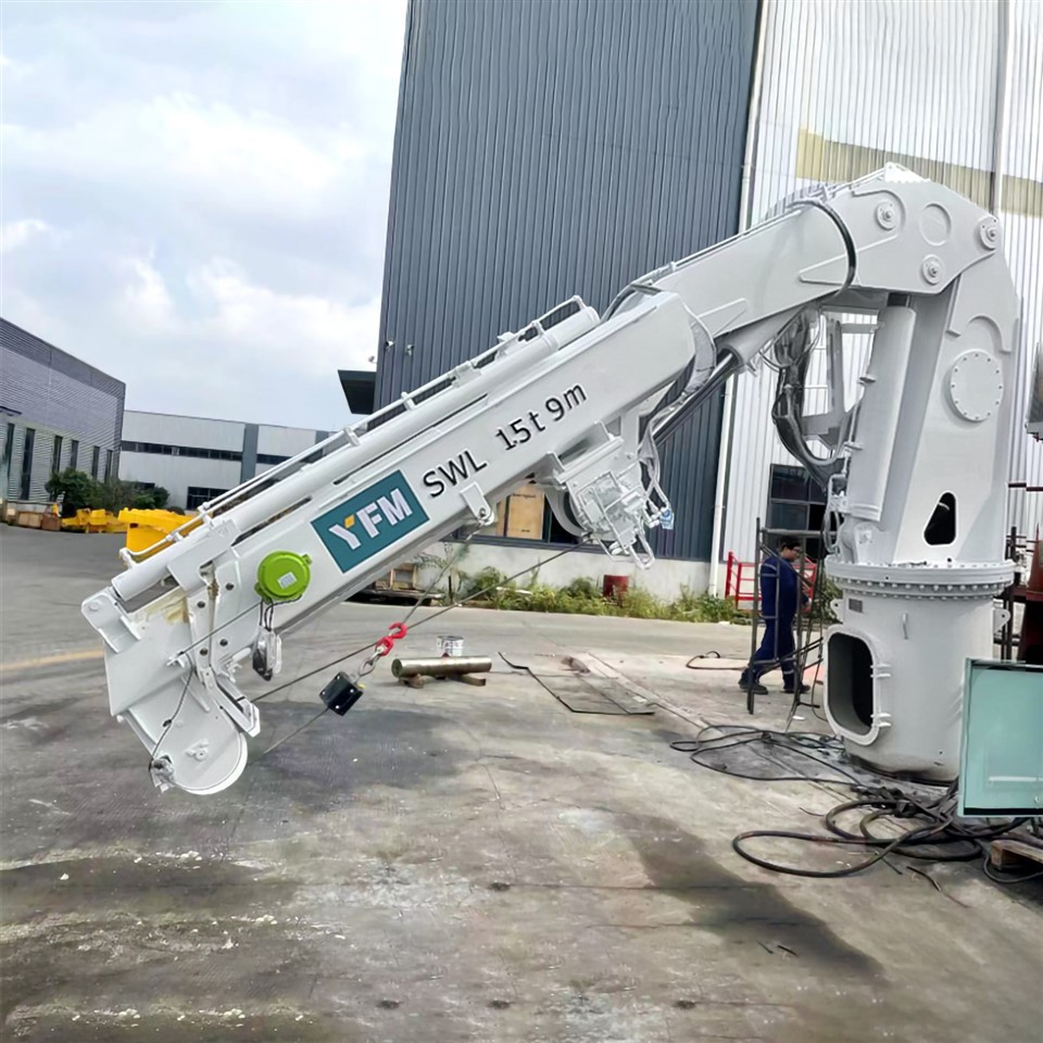 รถเครนบูมนิ้วแบบพับได้