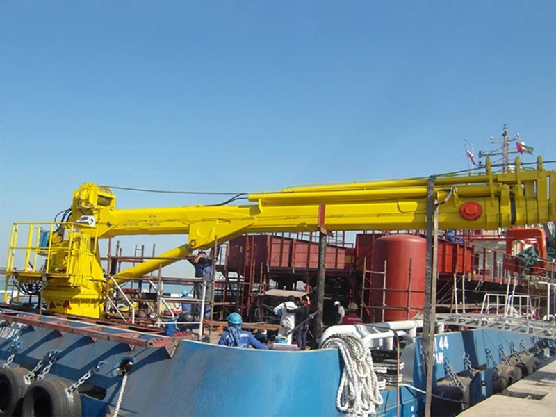 marine telescopic deck crane marine telescopic deck crane